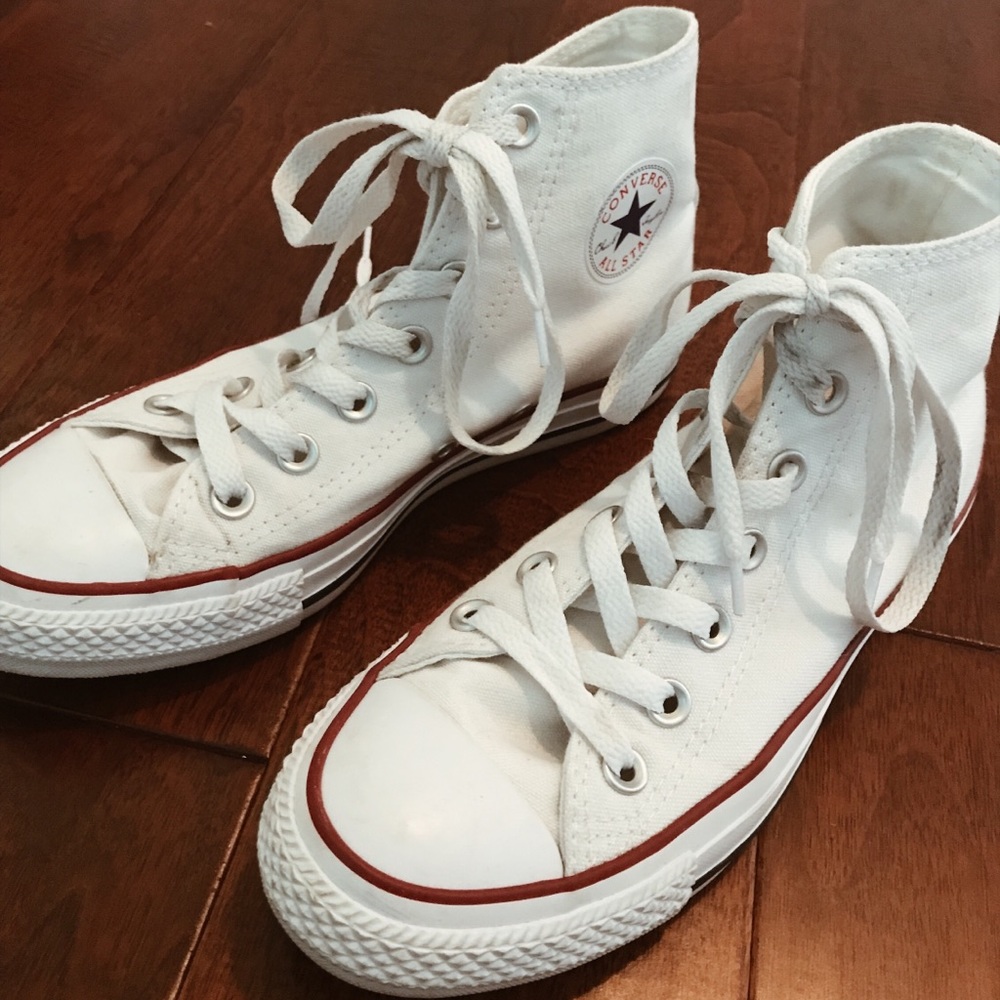 Converse All Star—White High Top